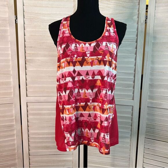 Saucony Running Jogging Mesh Singlet Tank Medium - Picture 1 of 12